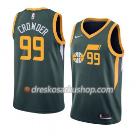 Muški NBA Dres Utah Jazz Jae Crowder 99 Nike 2018-19 Zelena Swingman